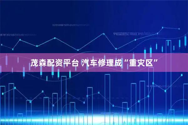 茂森配资平台 汽车修理成“重灾区”