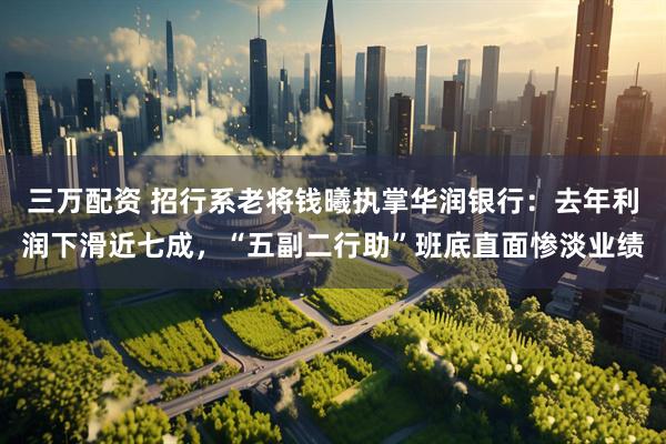 三万配资 招行系老将钱曦执掌华润银行：去年利润下滑近七成，“五副二行助”班底直面惨淡业绩