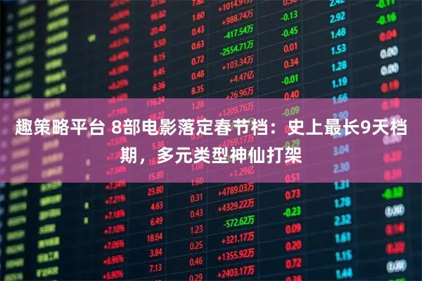 趣策略平台 8部电影落定春节档：史上最长9天档期，多元类型神仙打架
